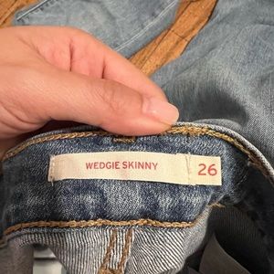 Levi wedgie skinny
